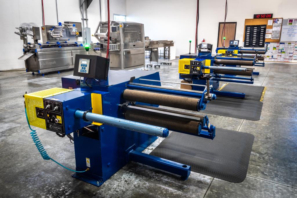 food packaging company CA slitting machine